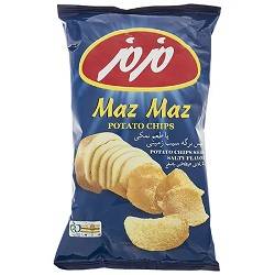 مزه چیپس ساده نمکی 60 گرم مزمز